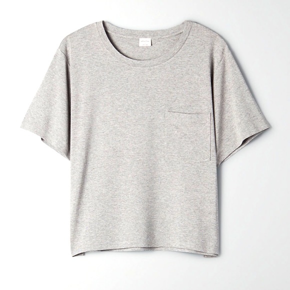 Wilfred Tops - ARITZIA WILFRED FREE pocket t-shirt grey